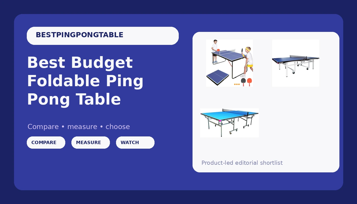 Best Butterfly Ping Pong Table - PingPongTableGuide review with measurements and honest opinion