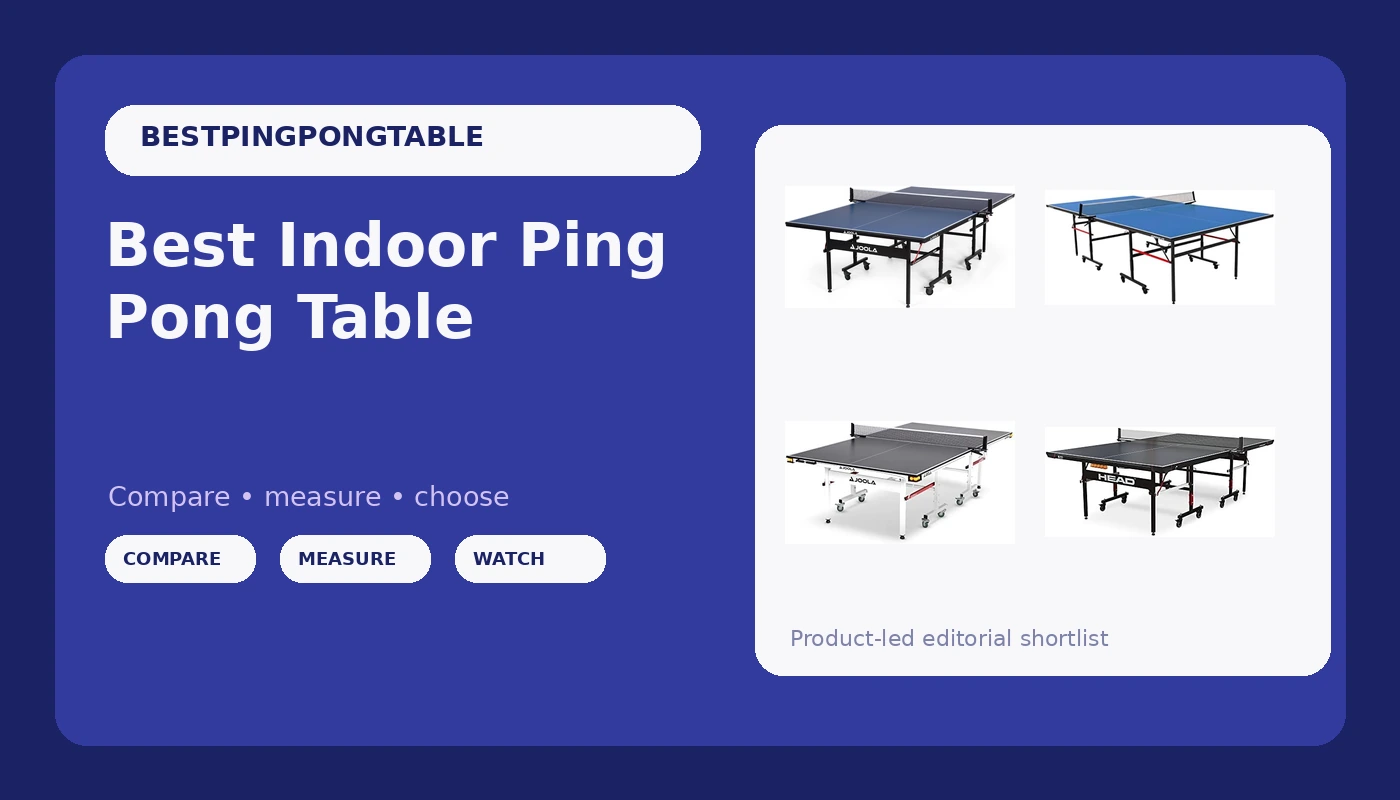 Best Indoor Ping Pong Table - PingPongTableGuide review with measurements and honest opinion