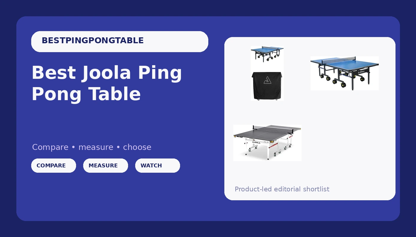 Best Joola Ping Pong Table - PingPongTableGuide review with measurements and honest opinion