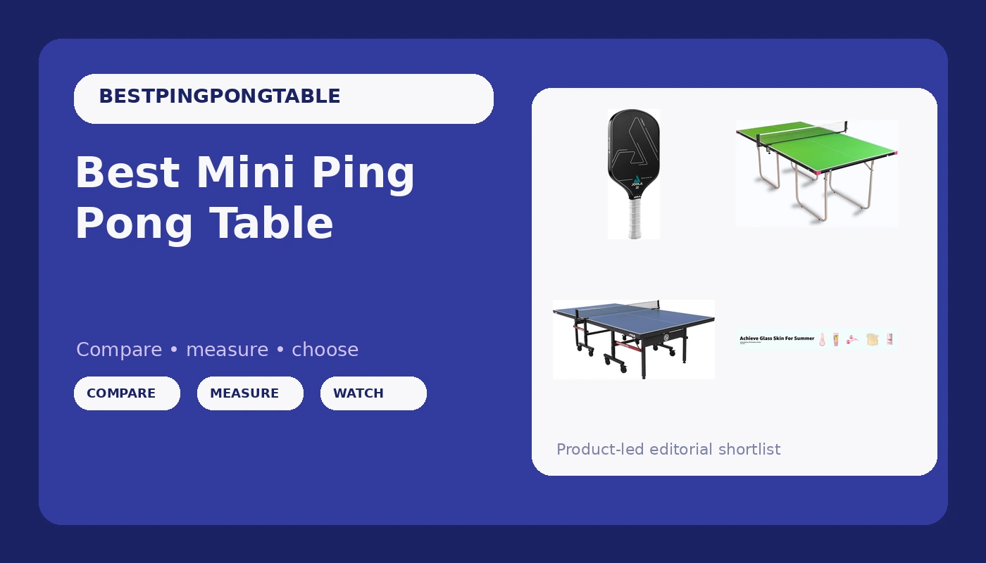 Best Mini Ping Pong Table - PingPongTableGuide review with measurements and honest opinion