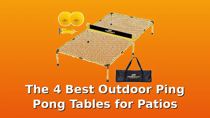 The 4 Best Outdoor Ping Pong Tables for Patios - PingPongTableGuide review with measurements and honest opinion
