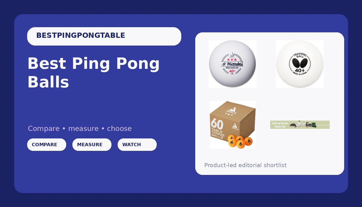 Best Ping Pong Balls - PingPongTableGuide review with measurements and honest opinion
