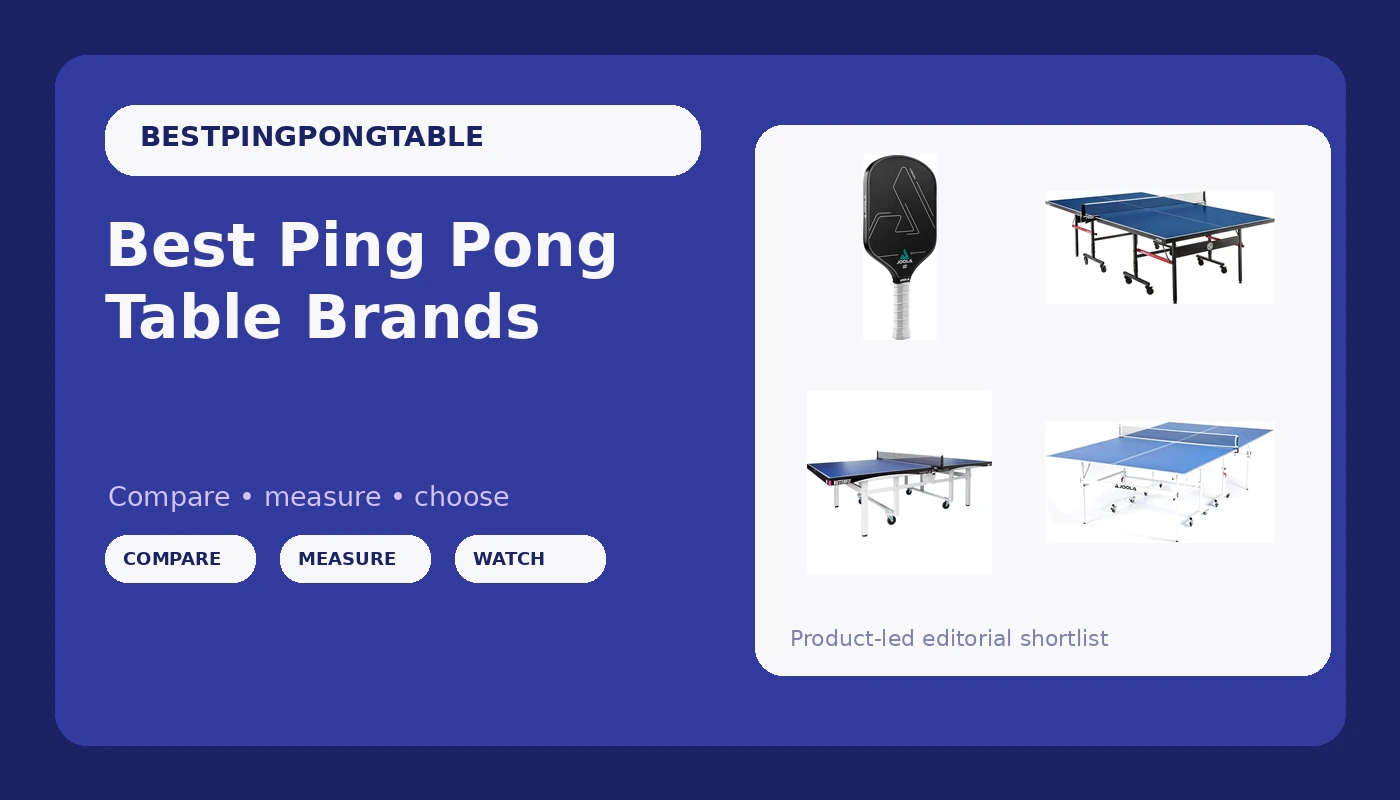 Best Ping Pong Table Brands - PingPongTableGuide review with measurements and honest opinion