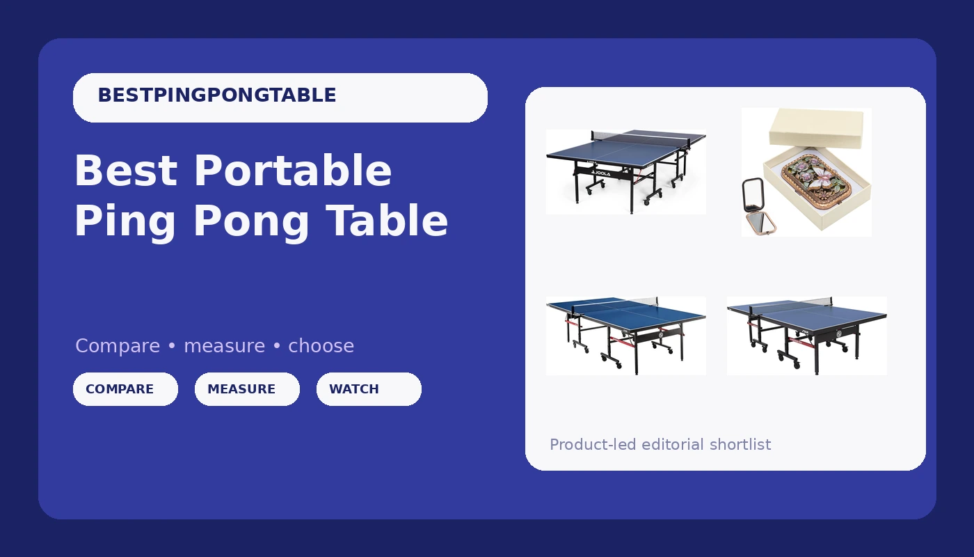 Best Portable Ping Pong Table - PingPongTableGuide review with measurements and honest opinion