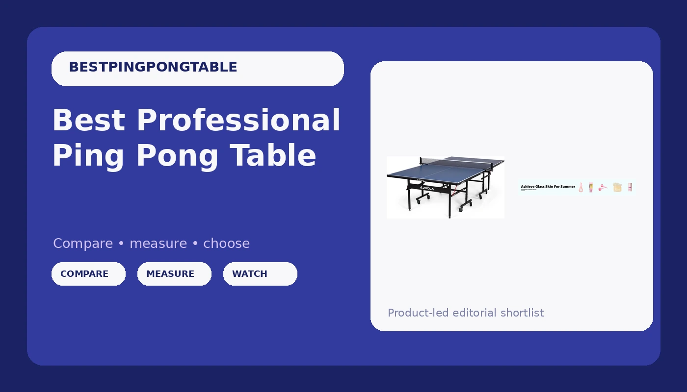 Best Professional Ping Pong Table - PingPongTableGuide review with measurements and honest opinion