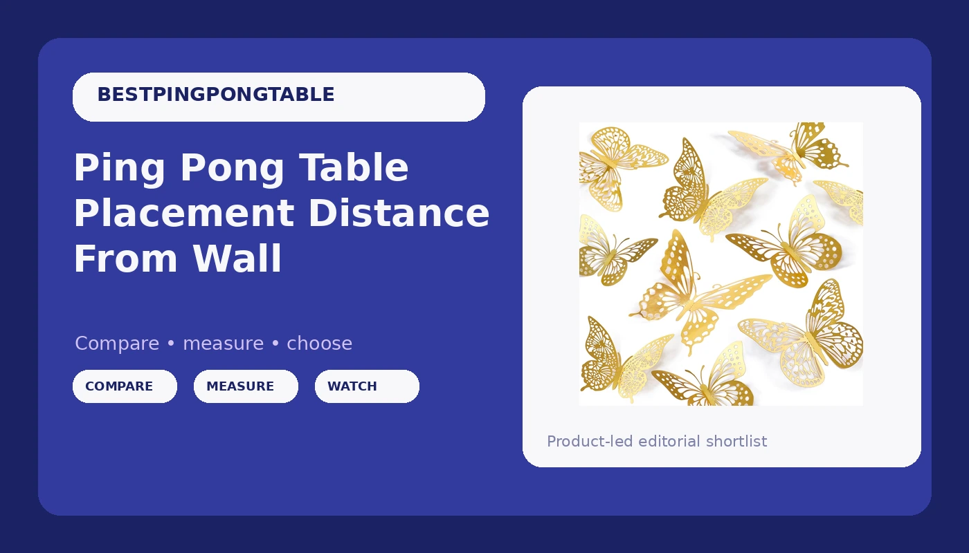Ping Pong Table Placement Distance From Wall - PingPongTableGuide review with measurements and honest opinion