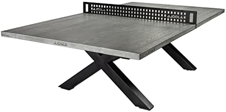 JOOLA Outdoor Table Tennis Table, Multi Use Conference Table Dining Table, Concrete Wood Look
