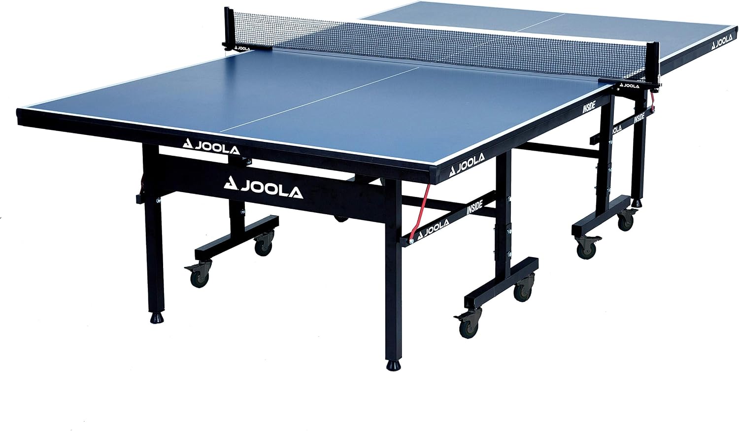 JOOLA Inside Professional MDF Indoor Ping Pong Table with Quick Clamp Table Tennis Net and Post Set