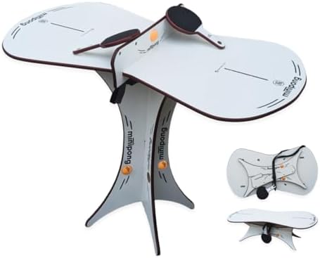 Mini Ping Pong - Foldable Coffee Table for Living Room - Portable Desk - Center Table
